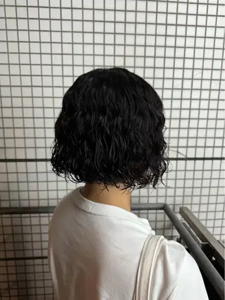 ショート パーマ Gardenhair 小笠原篤矢のヘアスタイル
