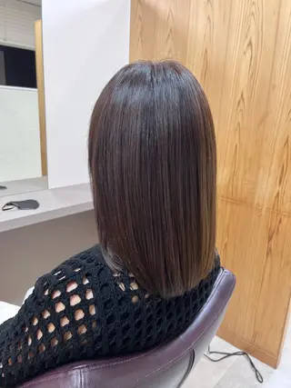 ミディアム KIZU 髪質改善 オカルト怪談のヘアスタイル