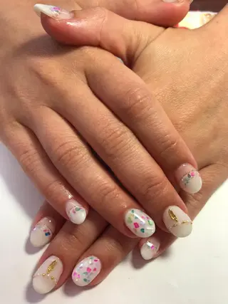 ネイル rukianail 新里のネイルデザイン