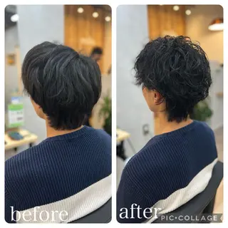 メンズ Aguhair milo森山知幸のヘアスタイル
