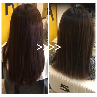 セミロング カラー Lumderica(ラムデリカ)所属・横浜/元町/石川町 ラムデリカYUKAのヘアスタイル