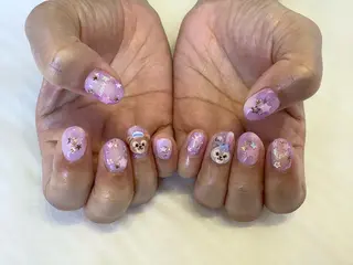 ネイル 💎🐰 saki. m 🐰💎のネイルデザイン