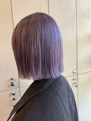 ショート カラー ️🩵RINKA/ ハイトーンカラー🩵のヘアスタイル