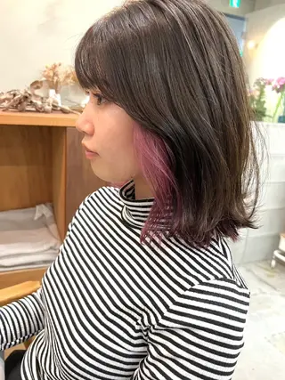 カラー 🌸花屋併設🌸石垣 友基のヘアスタイル