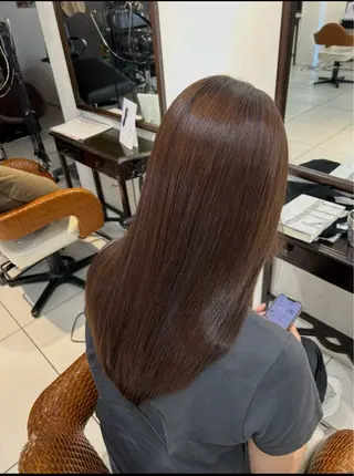 セミロング DIFINO所属・林 星那のヘアスタイル