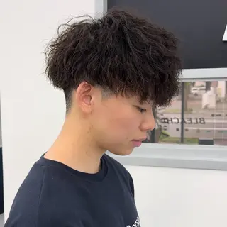 ショート パーマ メンズ 🔥札幌No.1🥇 パーマ特化美容師🔥のヘアスタイル