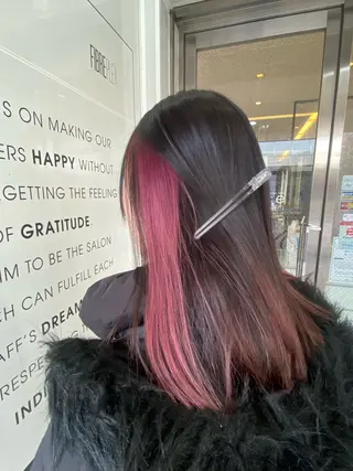 カラー seina🩰 ブリーチ/ヘアセットのヘアスタイル