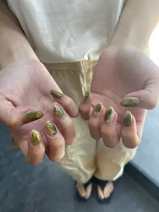 ネイル GRANDE大須 Cecil💜のネイルデザイン