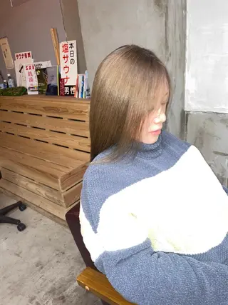 カラー 白髪ぼかし 👒堀江・ヨンスクのヘアスタイル