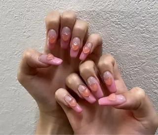 ロング 🫧yua 🌸🫧のネイルデザイン