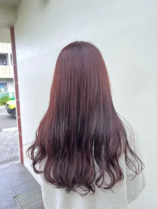 ロング カラー かわの ももな 💜ྀིのヘアスタイル