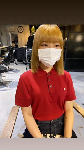 ミディアム 大橋 美咲のヘアスタイル