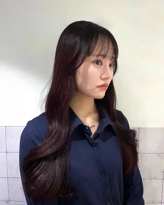 ロング カラー AO所属・RISAKO 艶髪モテヘア🎀府中のヘアスタイル