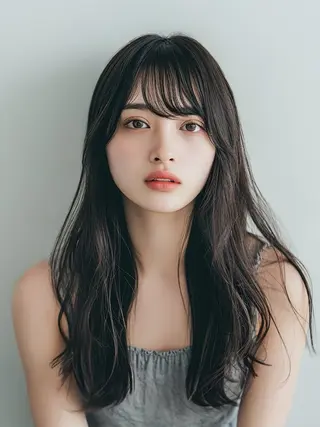 ロング カラー パーマ ヘアアレンジ GO TODAY SHAiRE SALON所属・韓国レイヤー🪞/ 透明感🫧/コウヘイのヘアスタイル