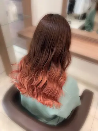 ロング ブリーチカラー特化 美容師/𝕐𝕌𝕀のヘアスタイル