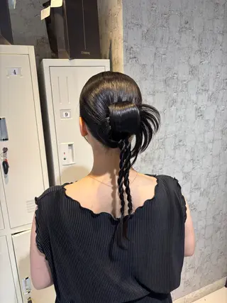 ヘアアレンジ 韓国髪質改善艶カラー /レイヤー/miyuのヘアスタイル