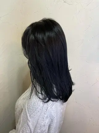 セミロング カラー 韓国ヘア🫧艶カラー 🫧髪質改善/オオヤのヘアスタイル