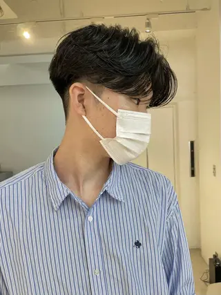 ショート パーマ メンズ 🇰🇷カルマパーマ kaito🇰🇷のヘアスタイル