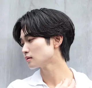 メンズ 💈フェザーパーマ 須賀俊介💈のヘアスタイル