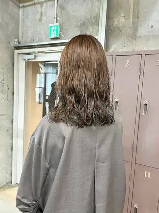 セミロング カラー パーマ 小木曽智美 /ボブ/ショートのヘアスタイル