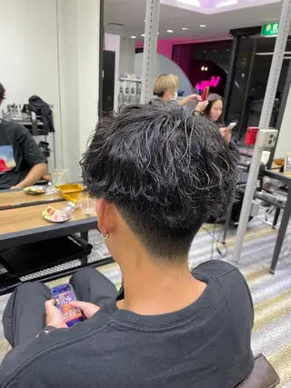 ショート パーマ メンズ 【メンズ特化】岩瀬 武【メンズパーマ】のヘアスタイル