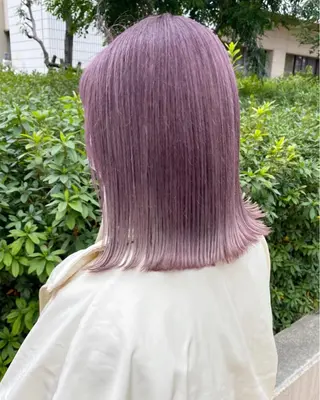 ミディアム カラー 🧡色落ちまで2度綺 麗なカラー🧡ヨシキのヘアスタイル