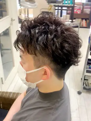 ショート パーマ メンズ マルナ本店 ペコのヘアスタイル