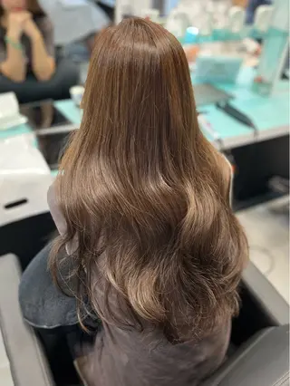 ロング カラー Rena🦄顔まわり カット🤍✂️のヘアスタイル