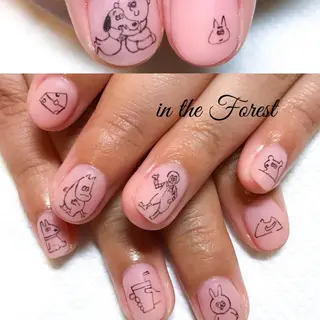 ネイル in the Forest所属・コガ アオイのネイルデザイン