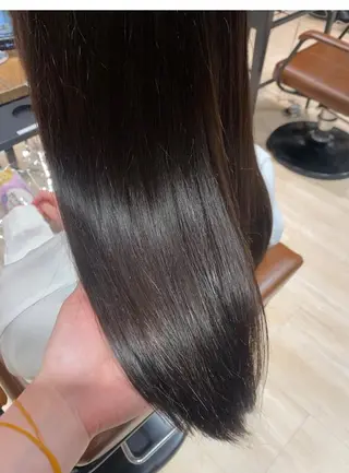 セミロング カラー キッズ 佐藤 悠衣/透明感 カラー/似合わせ前髪のヘアスタイル