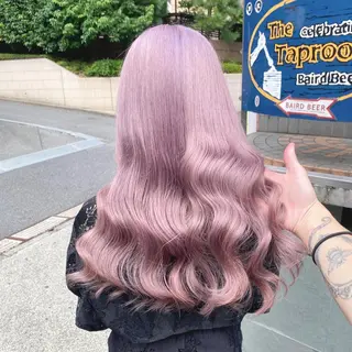 セミロング カラー ヘアアレンジ ブリーチ/ヘアケア 🪞TAKUMA🪞のヘアスタイル