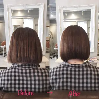 ショート 縮毛矯正&髪質改善 MAILHAIRのヘアスタイル