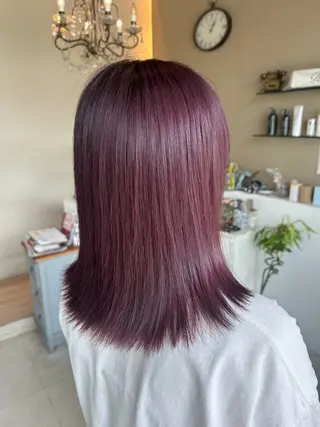 ミディアム ツヤ髪質改善 💜れいな💜のヘアスタイル