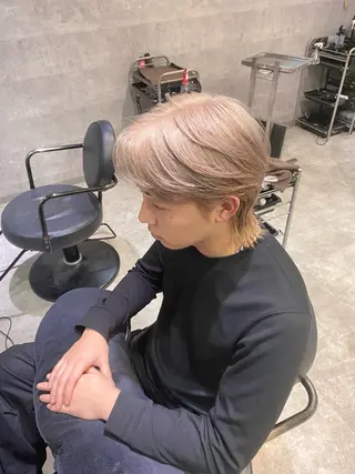 メンズ _WHITE難波店[アンダーバーホワイト]所属・艶カラー/髪質改善 /韓国風/中村嘉秀のヘアスタイル