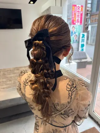 ロング ヘアアレンジ 似合わせカラー 🪞🎀✨️hinaのヘアスタイル