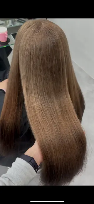 ロング カラー 羽エクステ/シール エクステ/横浜駅5分のヘアスタイル