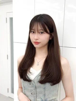 ミディアム カラー ヘアアレンジ 顔周り&ミディアム 特化/池袋/kokiのヘアスタイル