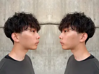 パーマ メンズ イーストハムネオ高木 亮人🌿のヘアスタイル
