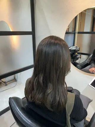 セミロング カラー 🤍透明感/韓国風 🤍サクラギヒトミのヘアスタイル