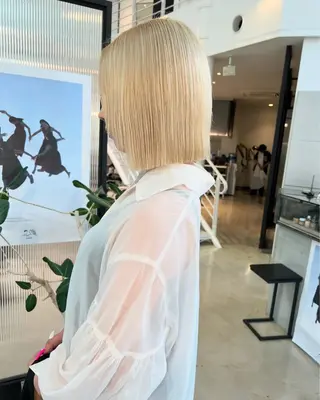 ショート カラー カラーモデル募集中／  ︎︎どまつひなのヘアスタイル