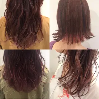 ミディアム カラー 透明感・艶カラー/ 坂田友梨奈のヘアスタイル