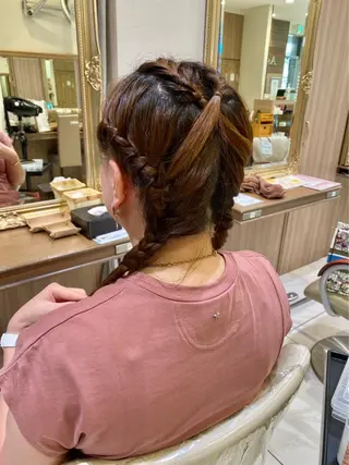 ロング ヘアアレンジ 古川 琴美のヘアスタイル