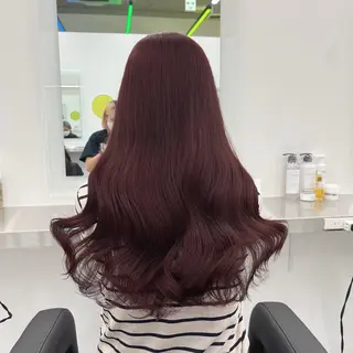 ロング カラー ヘアアレンジ 🫧🎀うる艶暖色 🏹Nanako🎀のヘアスタイル