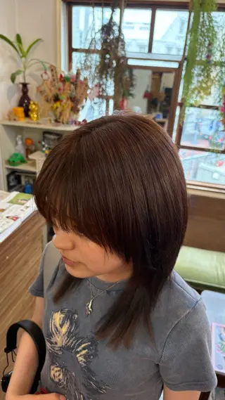 セミロング カラー hair&make orange所属・🌈原宿/推しカラー /マーコ🌈のヘアスタイル