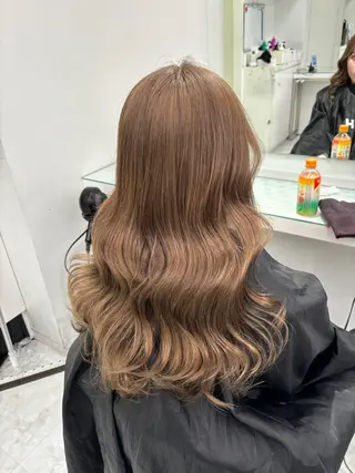 ロング カラー 💖ミルクティー💖 あかり💖のヘアスタイル