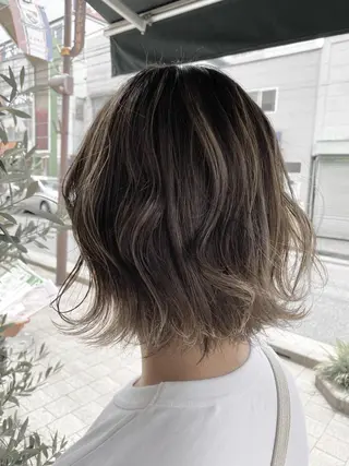 ミディアム カラー 増子 幹樹のヘアスタイル