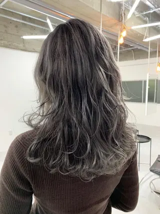 ミディアム カラー パーマ ヘアアレンジ メンズ キッズ ネイル マツエク・マツパ 架空〜KAQU〜所属・【clan】 NOGAMIのヘアスタイル