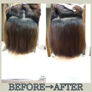 ミディアム 縮毛矯正＆髪質改善特化型サロン所属・髪質改善＆縮毛矯正 三上大地のヘアスタイル