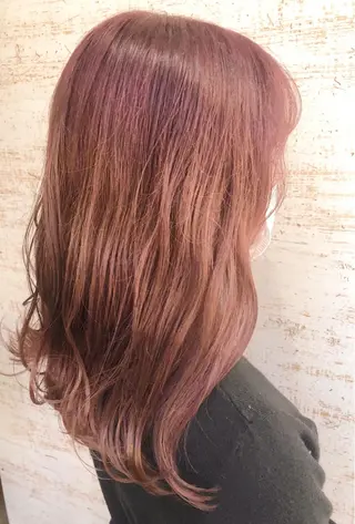 セミロング カラー ケアブリーチ /髪質 改善/古橋圭史郎のヘアスタイル