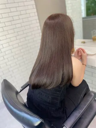 セミロング 髪質改善💖艶カラー 🫧梅田/Kaoriのヘアスタイル